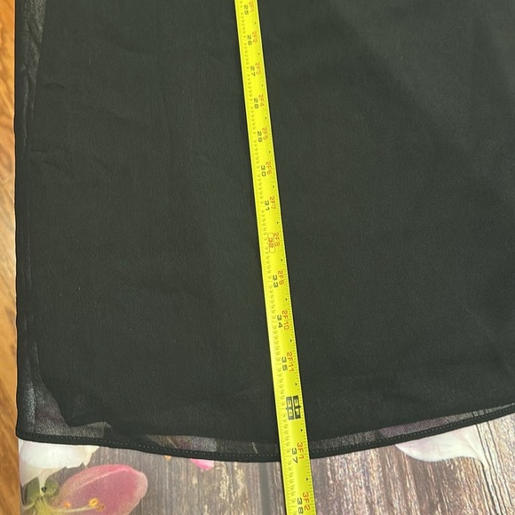 Lauren Ralph Lauren Sz 12 Mixed Media One-Shoulder Asymmetrical Midi Dress • NWT - Picture 14 of 16